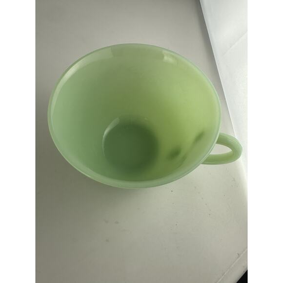 Fire King Jadite Jadeite Jade-ite Jane Ray Cream And Sugar Set VTG Decor - Picture 7 of 13